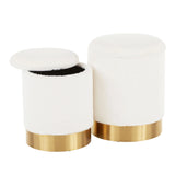 Marla - Contemporary Nesting Ottoman Set - Furniture Home Direct