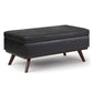 Owen - Lift Top Large Coffee Table Storage Ottoman, Mid Century Style - Furniture Home Direct