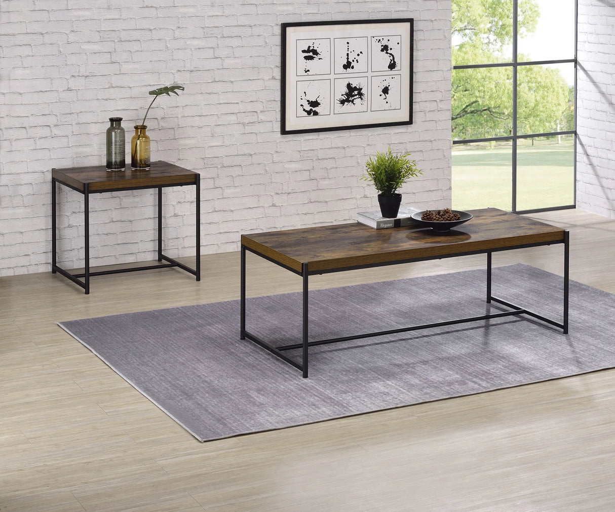 Lennox - 3 Piece Coffee And End Table (Set of 3) - Furniture Home Direct