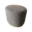 Oval Accent Ottoman - Brown - Furniture Home Direct