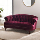 La Rosa - Victorian Chesterfield Loveseat - Furniture Home Direct