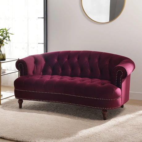 La Rosa - Victorian Chesterfield Loveseat - Furniture Home Direct