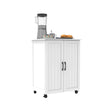 Sturdy Storage Cabinet With Large Capacity For Living Room, Bedroom, Kitchen - White - Furniture Home Direct