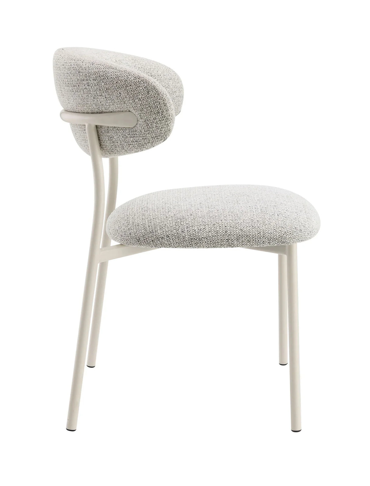 Kalam - Fabric Side Chair (Set of 2) - Light Gray - Furniture Home Direct