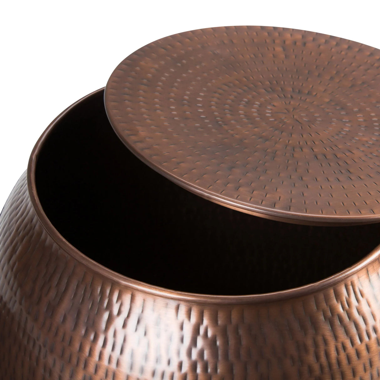 Griffen - Handcrafted Metal Storage Accent Table - Furniture Home Direct