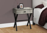 Accent Side X Table, Storage Drawer, Contemporary & Modern - Furniture Home Direct
