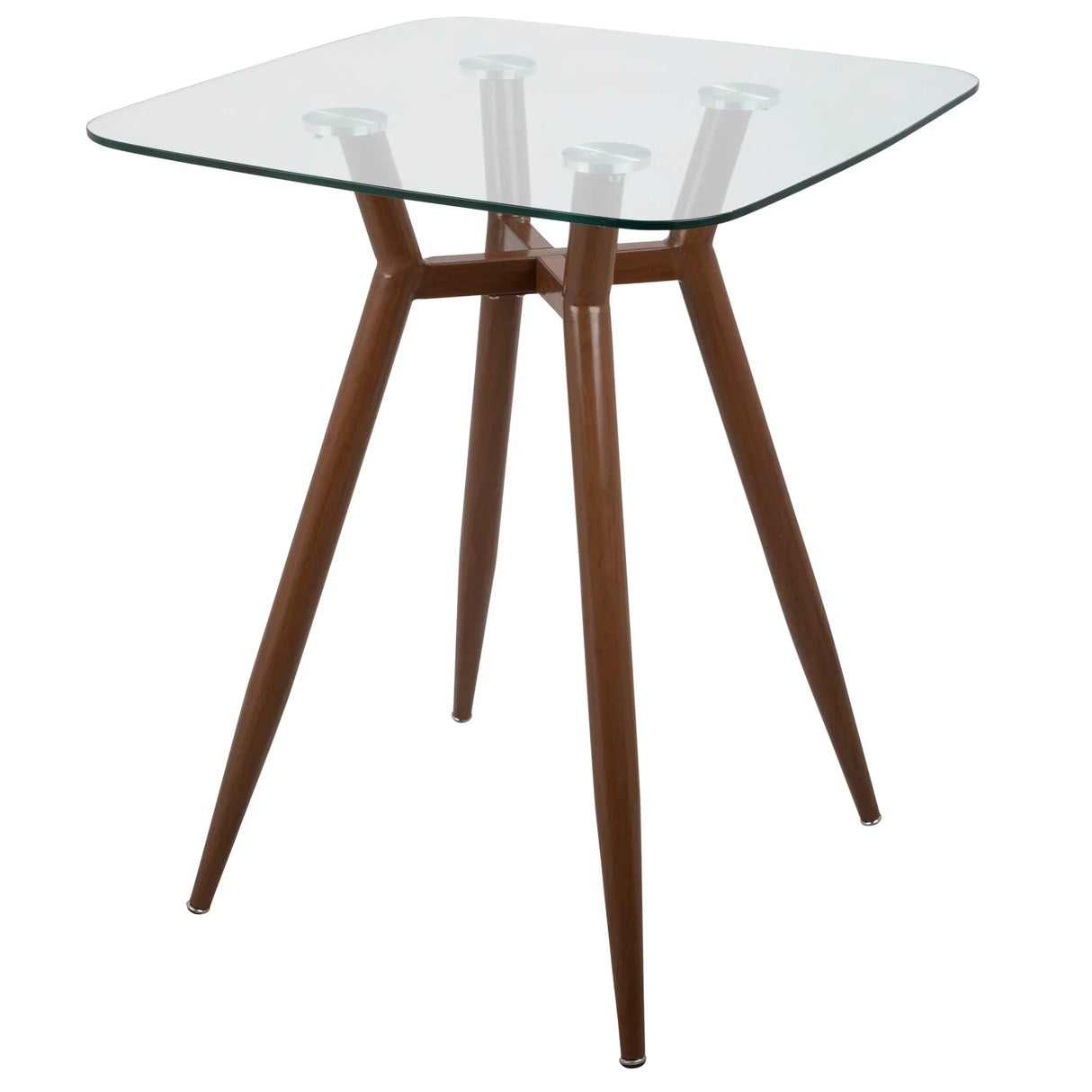 Clara - Mid Century Modern Square Table - Furniture Home Direct