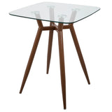 Clara - Mid Century Modern Square Table - Furniture Home Direct