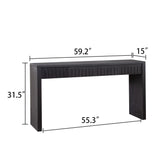 Modern Console Table With 4 Drawers, Entryway Table - Furniture Home Direct