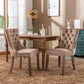 Nikki - Modern, High-End Tufted Solid Wood Contemporary Velvet Upholstered Dining Chair With Wood Legs Nailhead Trim (Set of 2) - Furniture Home Direct