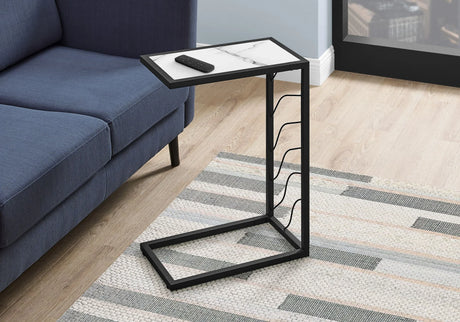 Accent Table, C - Shaped, Contemporary & Modern Convenient Design - Furniture Home Direct