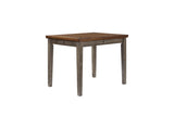 Counter Height Two Tone 4 Drawer Dining Table - Gray - Furniture Home Direct
