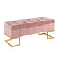 Midas - Contemporary / Glam Storage Bench - Furniture Home Direct