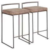 Fuji - Industrial Stackable Counter Stool Elegant Design - Furniture Home Direct