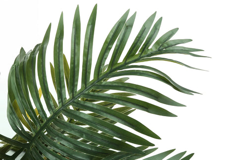 34" Tall, Artificial Plant, Palm Tree, Indoor, Faux, Fake, Floor, Greenery, Potted, Real Touch, Decorative - Green / Black - Furniture Home Direct