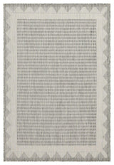 Sunshine - 2'7" X 7'3" Indoor, Outdoor Area Rug, Polypropylene - Silver - Furniture Home Direct