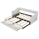 Upholstered Daybed With 2 Drawers - Furniture Home Direct