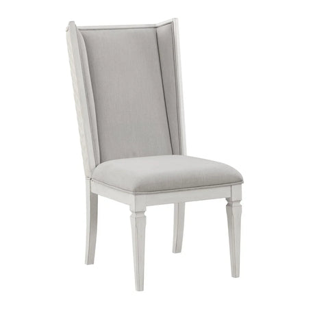 Katia - Side Chair (Set of 2) - Gray / White - Furniture Home Direct