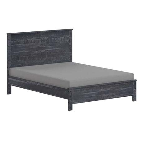 Albany - Bed Frame With Headboard, Heavy Duty Modern Rustic Design - Furniture Home Direct