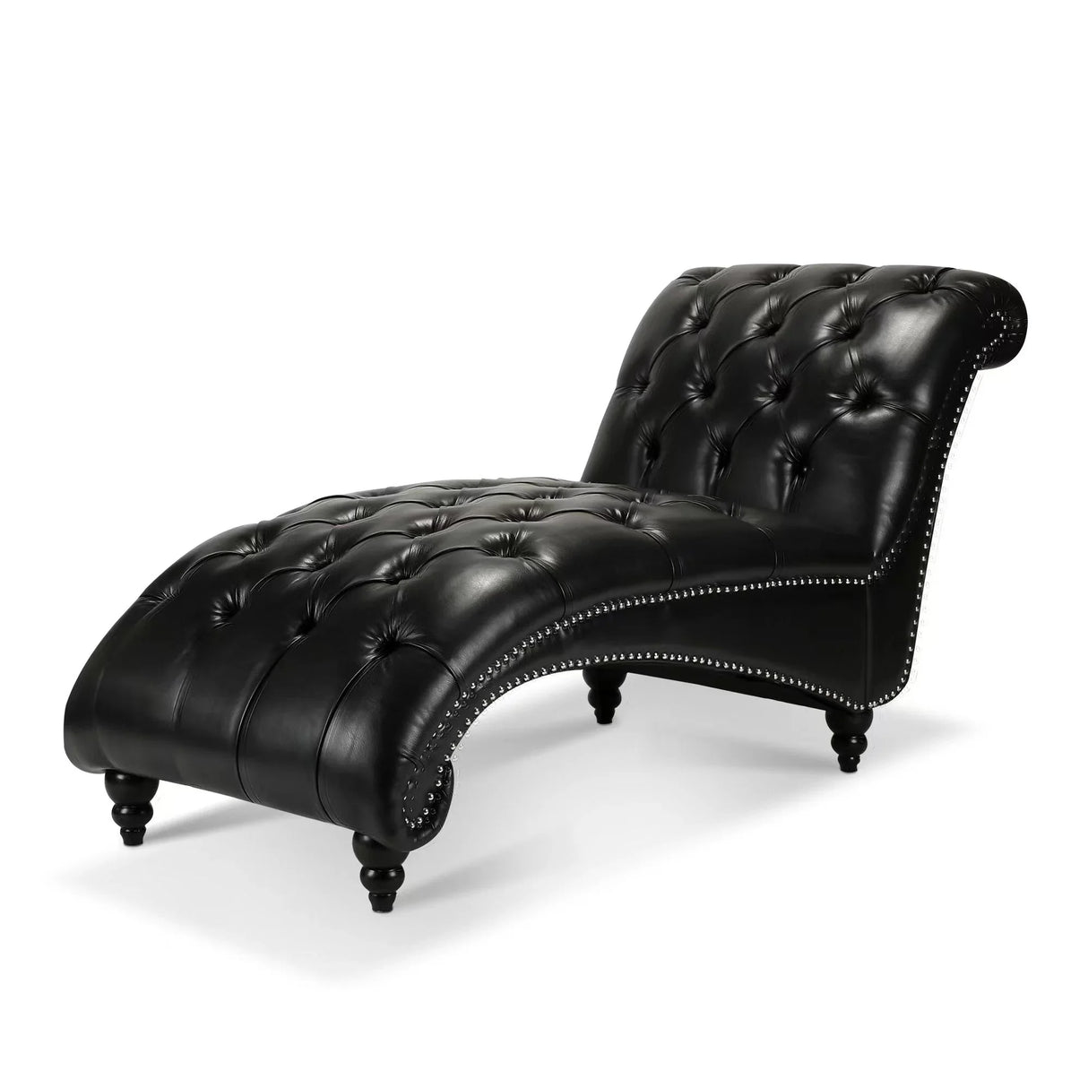 Tufted Armless Chaise Lounge - Furniture Home Direct