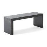 Acacia Wood Dining Bench, Farmhouse Style