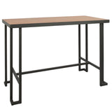 Roman - Industrial Counter Table - Furniture Home Direct