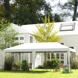 Outsunny - 10' x 19.2' Pop Up Canopy Tent, Heavy Duty Tent For Parties, Outdoor Instant Gazebo Sun Shade Shelter With Carry Bag For Catering, Events, Wedding, Backyard Bbq - Furniture Home Direct