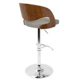 Pino - Mid Century Modern Adjustable Barstool With Swivel - Furniture Home Direct