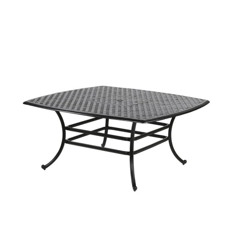 64" Square Dining Table - Dark Lava Bronze - Furniture Home Direct