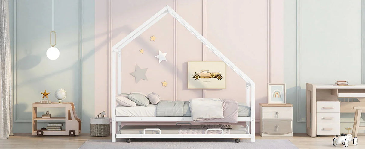 House Bed With Trundle - Furniture Home Direct