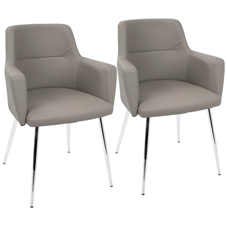 Andrew - Contemporary Dining Chair (Set of 2) - Furniture Home Direct