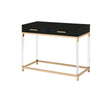 Adiel - Console Table - Black / Gold - Furniture Home Direct