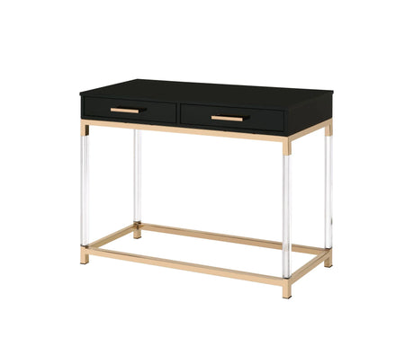 Adiel - Console Table - Black / Gold - Furniture Home Direct