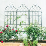 Metal Garden Rustproof Trellis For Climbing Plants Outdoor Flower Support - Furniture Home Direct