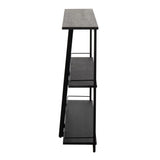 Converge - Industrial Bookcase - Black - Furniture Home Direct