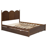Platform Bed With With 2 Big Drawers And Trundle - Furniture Home Direct
