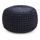 Renee - Handcrafted Round Pouf - Furniture Home Direct
