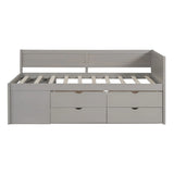 Daybed With Drawers And Shelves - Furniture Home Direct