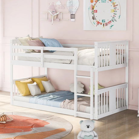 Guardrails Bunk Bed With Ladder - Furniture Home Direct