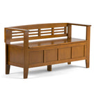 Adams - Entryway Storage Bench Handcrafted - Furniture Home Direct