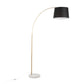 March - Contemporary Floor Lamp & Elegant Finish - Furniture Home Direct