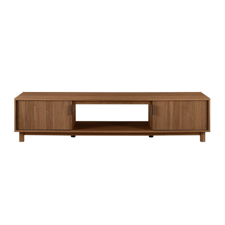 Modern Fluted Door Minimalist TV Stand - Furniture Home Direct