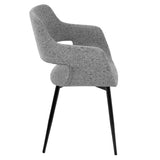 Margarite - Contemporary Dining / Chair (Set of 2) - Black / Gray - Furniture Home Direct