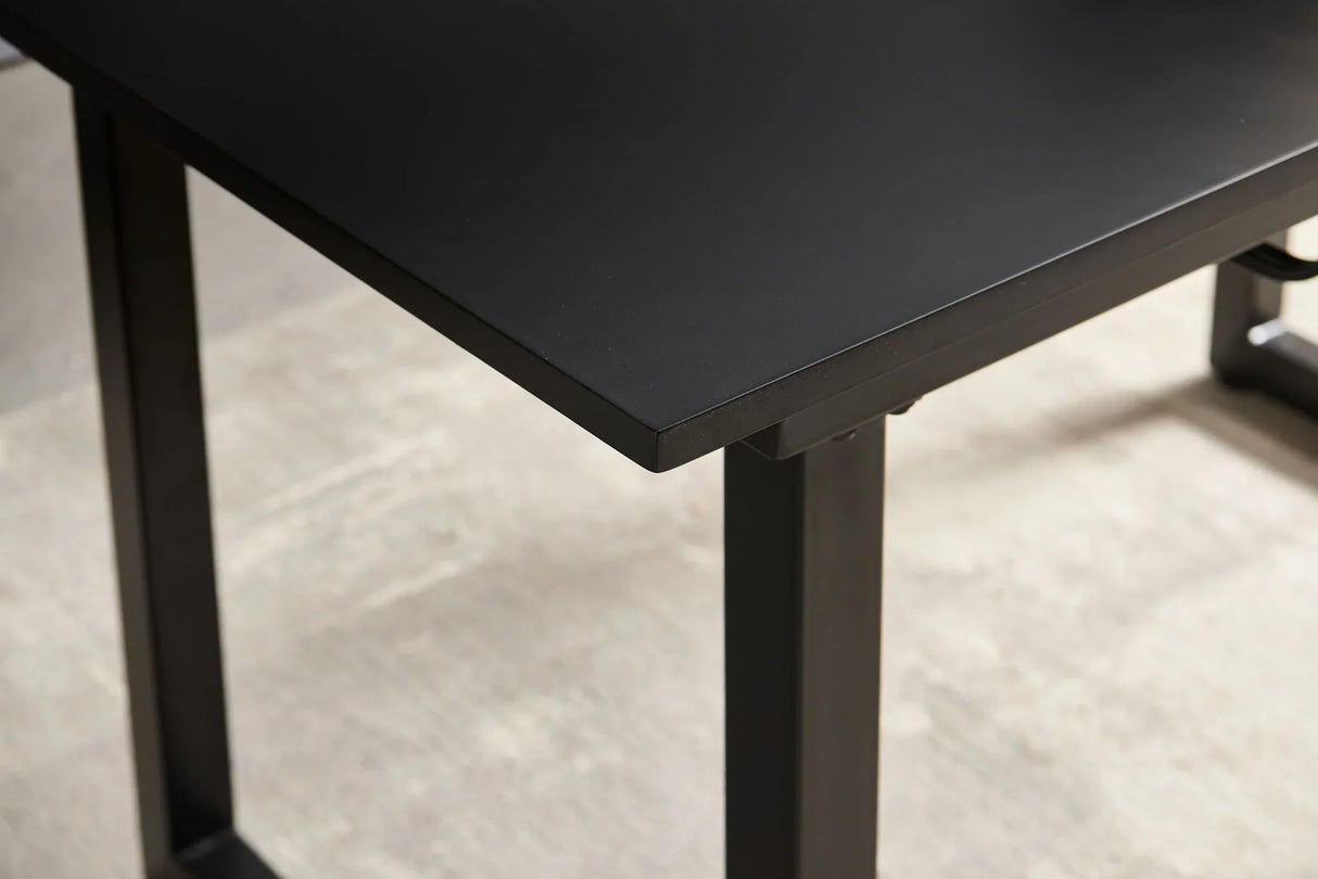 Square Extendable Dining Table With Metal Leg, Modern Space Saving Kitchen Table For Living Room - Furniture Home Direct