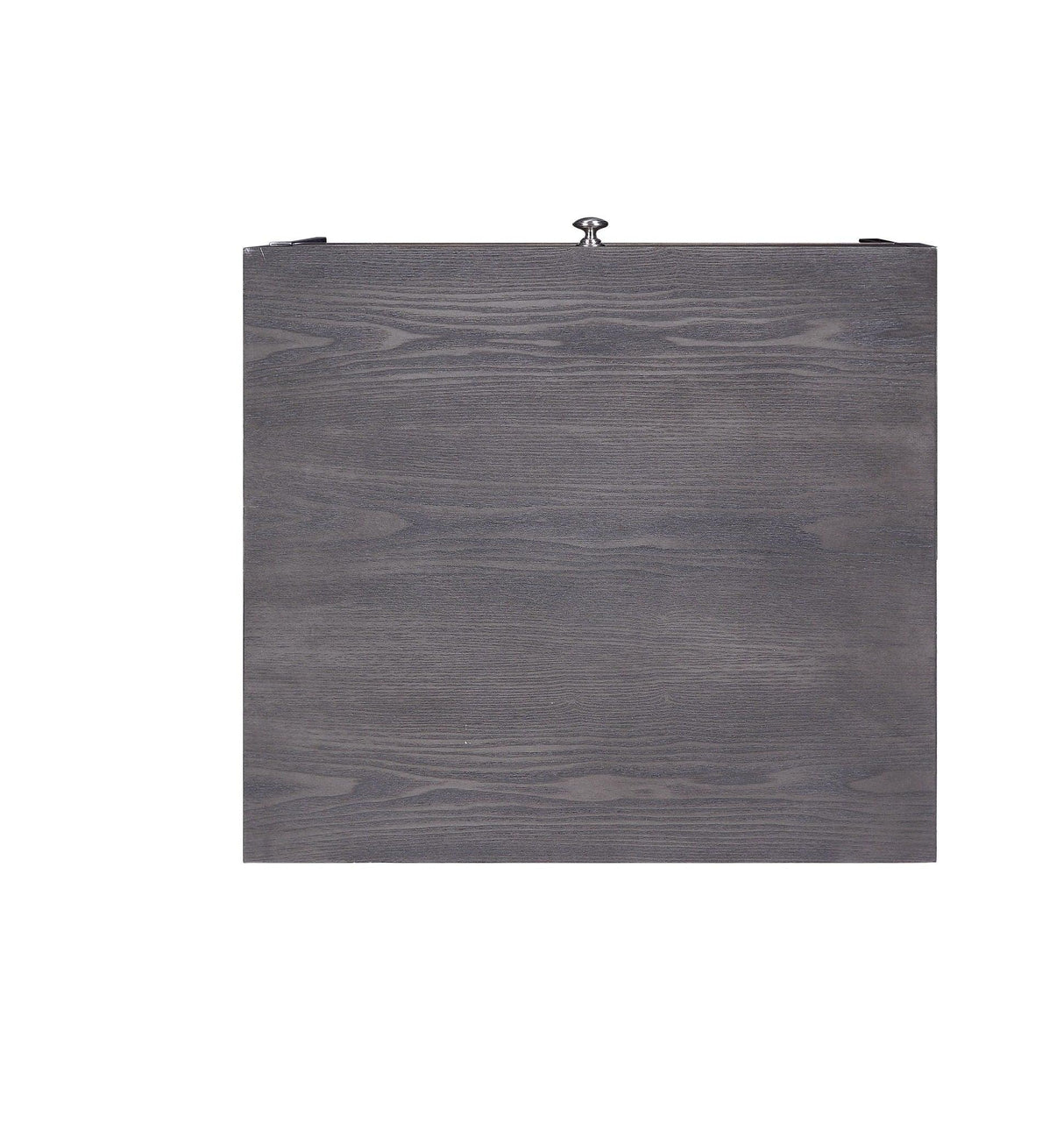 Iban - End Table - Gray Oak / Chrome - Furniture Home Direct