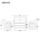 6 PC Outdoor Patio Set - Furniture Home Direct