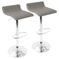 Ale - Contemporary Adjustable Barstool (Set of 2) - Furniture Home Direct