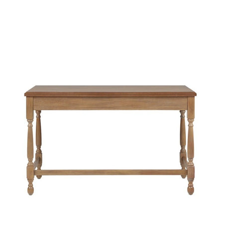 Tabitha - Desk With Drawer And Turned Legs - Natural - Furniture Home Direct