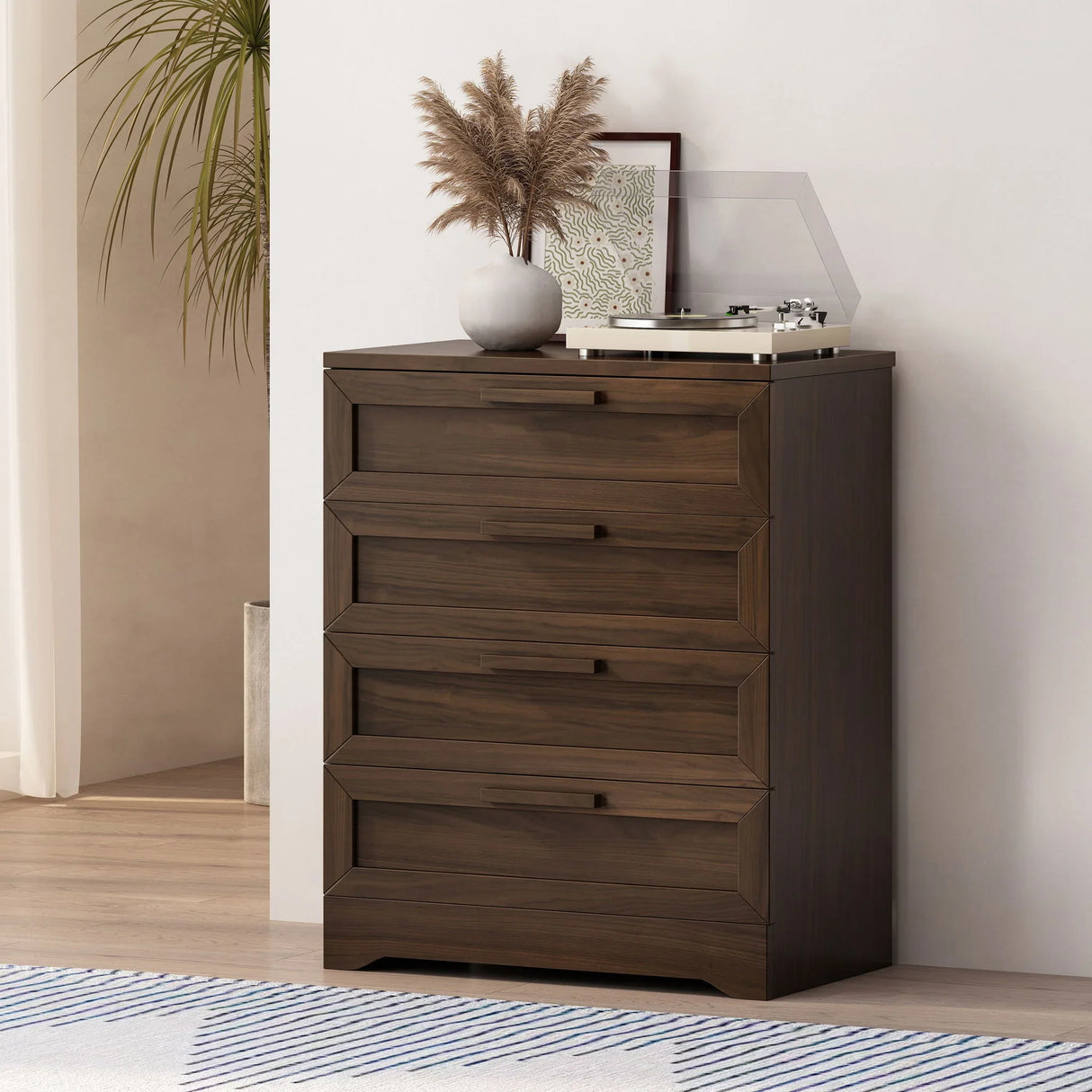 Broxon - Rustic Drawer Nightstand