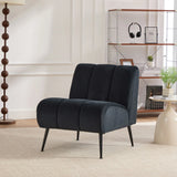 Upholstered Armless Chair For Living Room - Furniture Home Direct